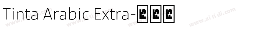 Tinta Arabic Extra字体转换